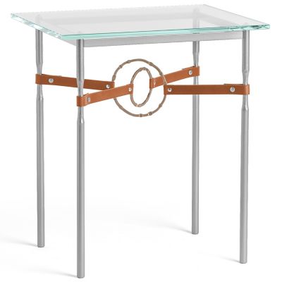 Equus Glass Top Side Table