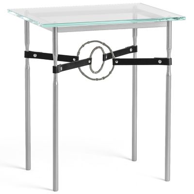 Equus Glass Top Side Table