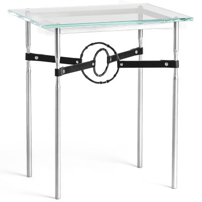 Equus Glass Top Side Table