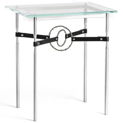 Equus Glass Top Side Table