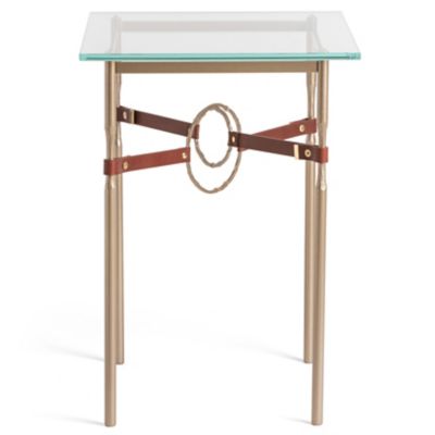 Equus Glass Top Side Table
