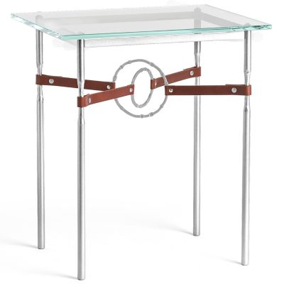 Equus Glass Top Side Table