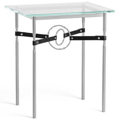 Equus Glass Top Side Table