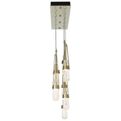 Link 10-Light Blown Glass Rectangular Multi-Light Pendant