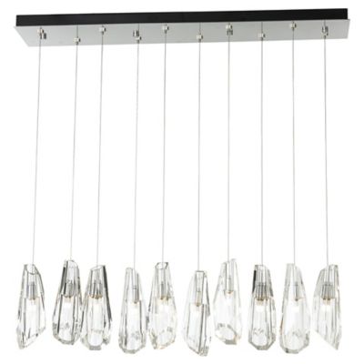Luma 10-Light Crystal Rectangular Multi-Light Pendant