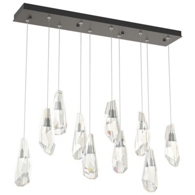 Luma 10-Light Crystal Rectangular Multi-Light Pendant