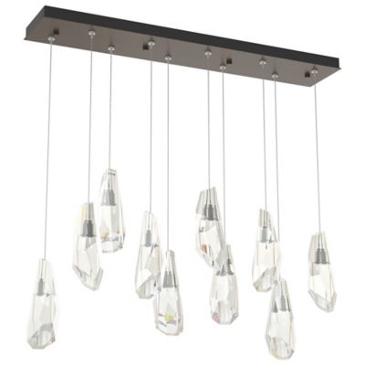 Luma 10-Light Crystal Rectangular Multi-Light Pendant