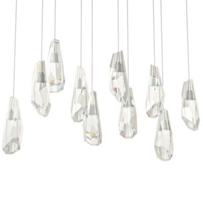 Luma 10-Light Crystal Rectangular Multi-Light Pendant