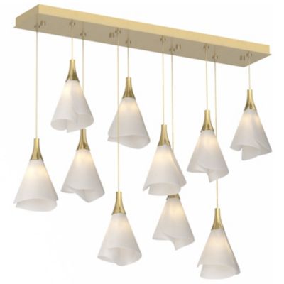 Mobius 10-Light Rectangular Multi-Light Pendant