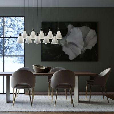 Mobius 10-Light Rectangular Multi-Light Pendant