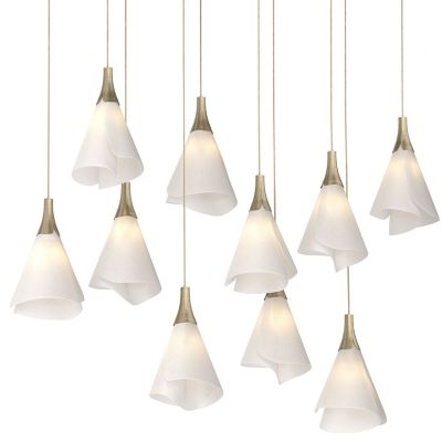 Mobius 10-Light Rectangular Multi-Light Pendant