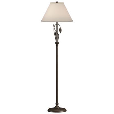 Forged Leaves and Vase Floor Lamp