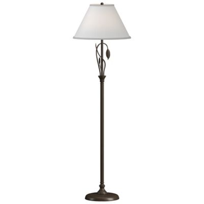 Forged Leaves and Vase Floor Lamp