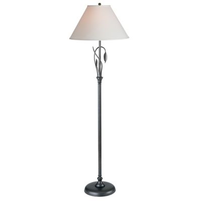 Forged Leaves and Vase Floor Lamp