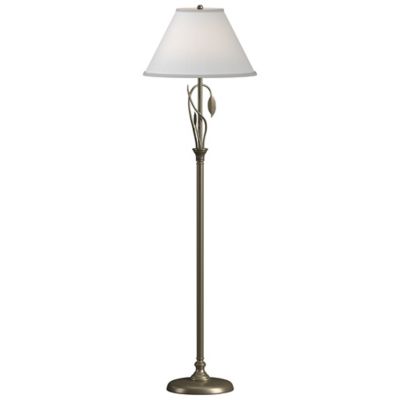Forged Leaves and Vase Floor Lamp