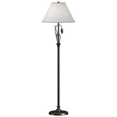Forged Leaves and Vase Floor Lamp