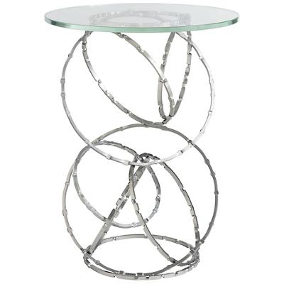 Olympus Glass Top Accent Table
