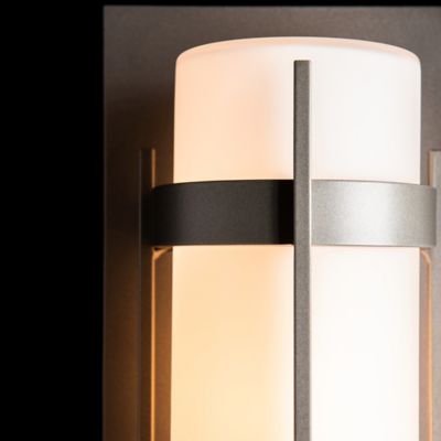 Shown in Coastal Burnished Steel finish, Medium size, Detail shot