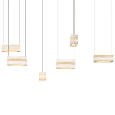 Stacks Rectangular LED Multi-Light Pendant