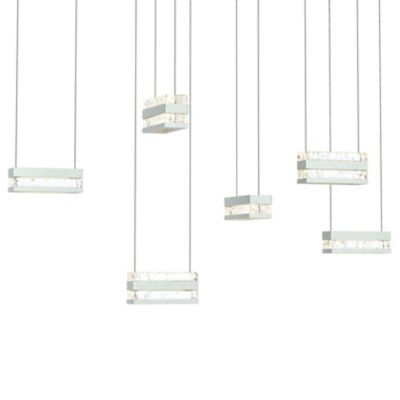 Stacks Rectangular LED Multi-Light Pendant