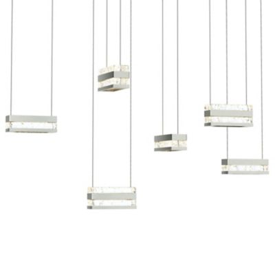 Stacks Rectangular LED Multi-Light Pendant