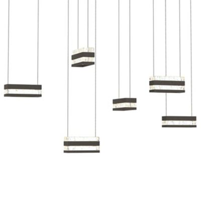 Stacks Rectangular LED Multi-Light Pendant