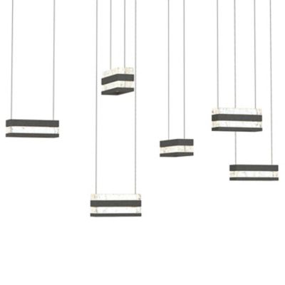 Stacks Rectangular LED Multi-Light Pendant