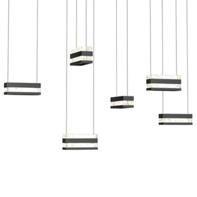 Stacks Rectangular LED Multi-Light Pendant
