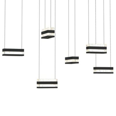 Stacks Rectangular LED Multi-Light Pendant