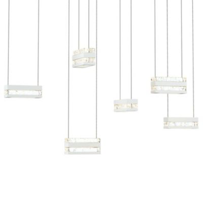 Stacks Rectangular LED Multi-Light Pendant