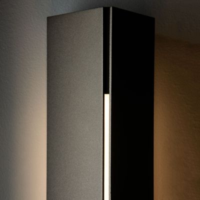 Shown in Coastal Oil Rubbed Bronze finish, Small size, lit, Detail shot