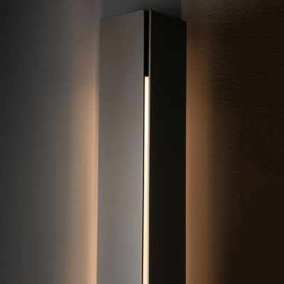 Shown in Coastal Dark Smoke finish, Medium size, lit, Detail shot
