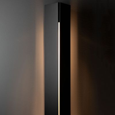 Shown in Coastal Black finish, Large size, lit, Detail shot