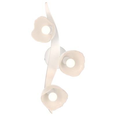 Mika 3-Light Large Wall Sconce/Semi-Flushmount
