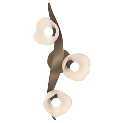 Mika 3-Light Large Wall Sconce/Semi-Flushmount