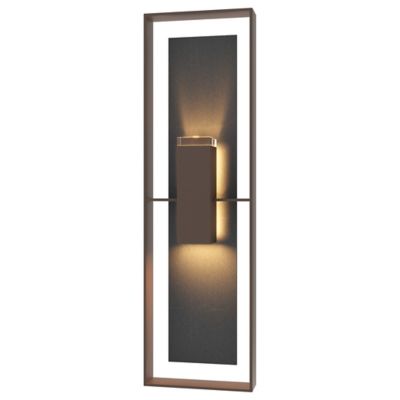 Shadow Box with Slate Outdoor Wall Sconce