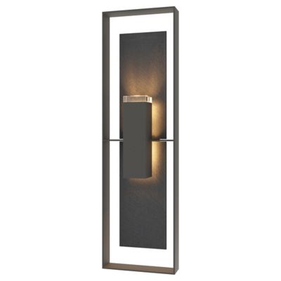 Shadow Box with Slate Outdoor Wall Sconce
