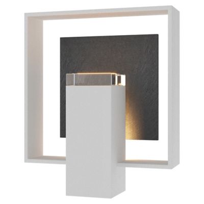 Shadow Box with Slate Outdoor Wall Sconce