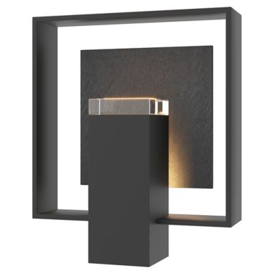 Shadow Box with Slate Outdoor Wall Sconce