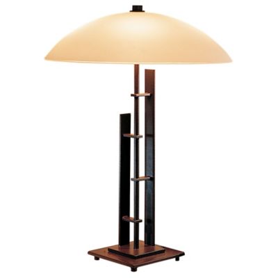 Metra Double Table Lamp (Natural Anna|Bronze|Ink) - OPEN BOX