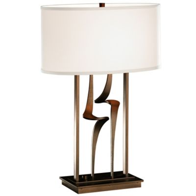 Antasia Table Lamp (Bronze|17 In|Natural Anna) - OPEN BOX