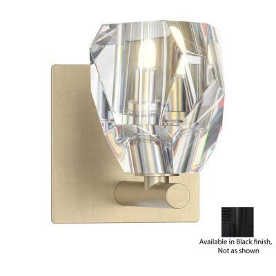 Gatsby 1-Light Bathroom Wall Sconce (Black) - OPEN BOX