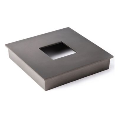 Base Cover Only for Post Lights (Natural Iron|M) - OPEN BOX