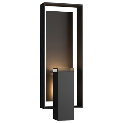 Shadow Box Wall Sconce (Coastal Black|Bronze|L|Std)-OPEN BOX