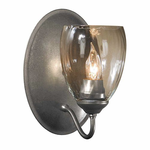 Simple Lines Single Wall Sconce (Burnished Steel) - OPEN BOX