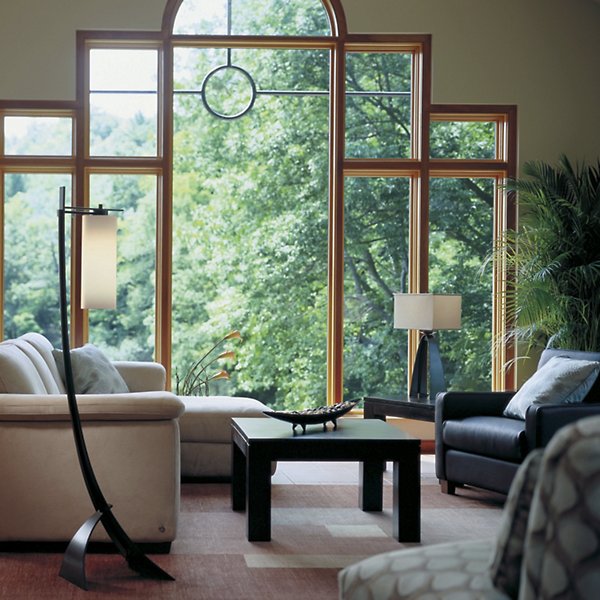 Stasis Floor Lamp with Glass