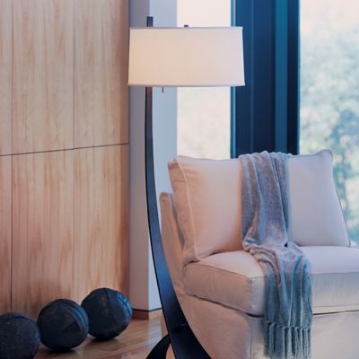 Stasis Floor Lamp with Glass