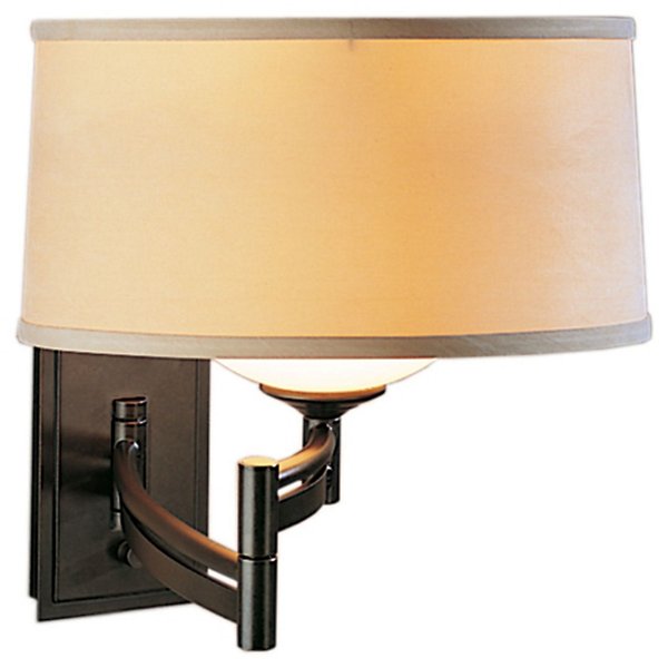 Bowed Swing Arm Wall Sconce