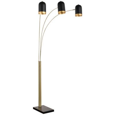 Zander 3 Light Dome Floor Lamp