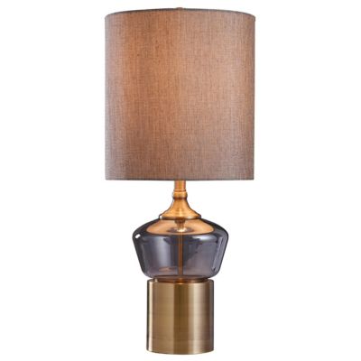 Saffron Table Lamp (Glass with Brass Metal)-OPEN BOX RETURN